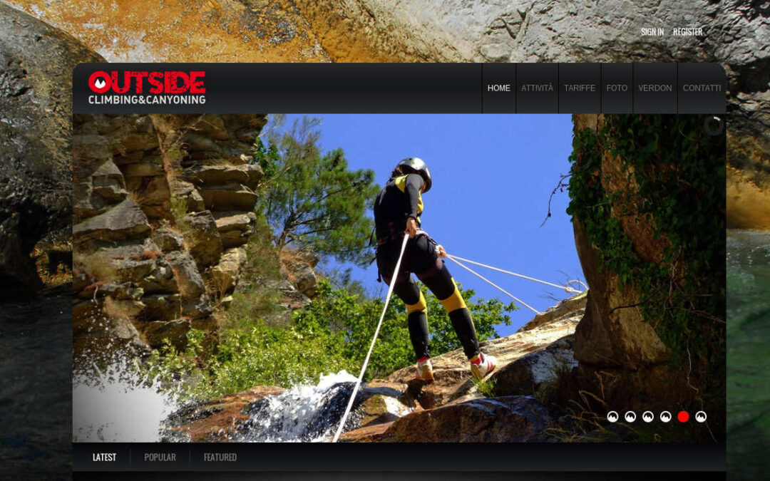 OUTSIDE –  CLIMBING&CANYONING